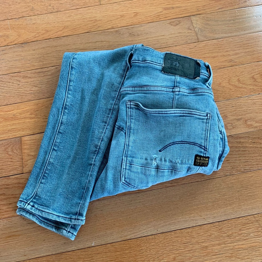 G Star Raw Kairori 3D Slim Light Wash Super Stretch Denim Size 31x31